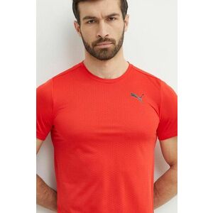 Puma tricou de antrenament Favourite Blaster culoarea rosu, neted imagine