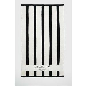 Karl Lagerfeld prosop din bumbac culoarea negru imagine