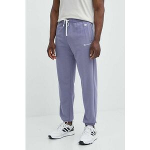 Champion pantaloni de trening culoarea violet, cu imprimeu, E20001 imagine