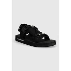 Karl Lagerfeld sandale ATLANTIK barbati, culoarea negru, KL70515 imagine