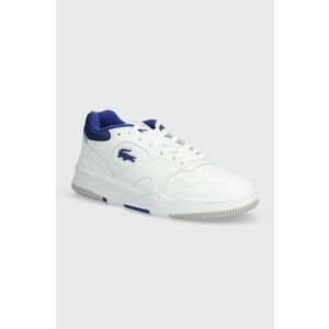 Lacoste sneakers din piele Lineshot Contrasted Collar Leather culoarea alb, 47SMA0061 imagine