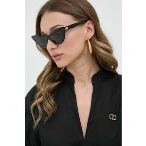 Balmain ochelari de soare femei, culoarea negru imagine