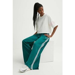 adidas Originals pantaloni de trening culoarea verde, cu imprimeu imagine
