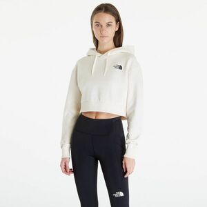 The North Face Trend Cropped Fleece Hoodie White Dune imagine