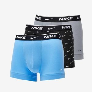 Nike Dri-FIT Trunk 3-Pack Swoosh Print/ Grey/ University Blue imagine