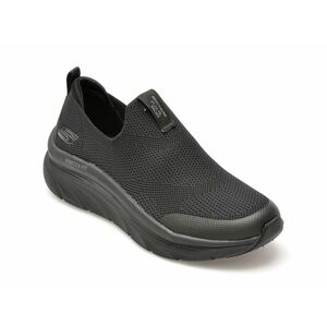 Pantofi sport SKECHERS negri, D LUX WALKER, din material textil imagine