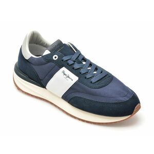 Pantofi sport PEPE JEANS bleumarin, BUSTER TAPE, din material textil imagine