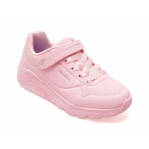 Pantofi sport SKECHERS roz, UNO LITE, din piele ecologica imagine