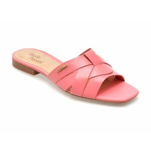 Papuci casual FLAVIA PASSINI roz, 3566011, din piele naturala imagine