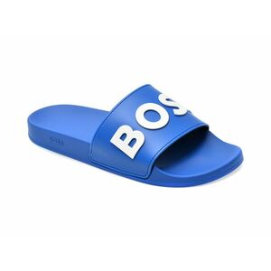 Papuci casual BOSS albastri, 82411, din pvc imagine