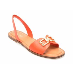 Sandale casual ALDO portocalii, 13568612, din piele ecologica imagine