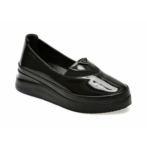 Pantofi casual Negru lăcuit imagine