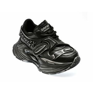 Pantofi sport GRYXX negri, 50092, din piele naturala imagine