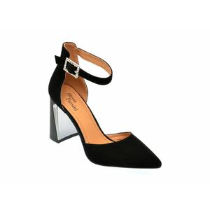 Pantofi eleganti FLAVIA PASSINI negri, 22A673, din piele intoarsa imagine