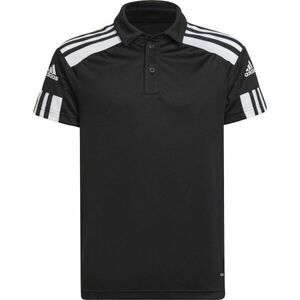 adidas SQUADRA 21 POLO Tricou de fotbal băieți, negru, mărime imagine