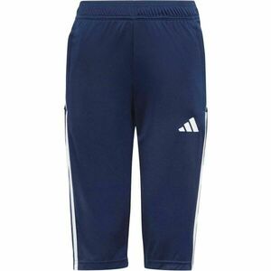 adidas TIRO 23 LEAGUE PANTS Pantaloni trei sferturi de fotbal pentru copii, albastru închis, mărime imagine
