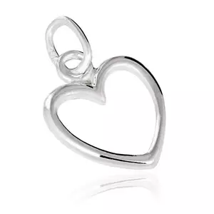 Pandantiv din argint - contur inimă imagine
