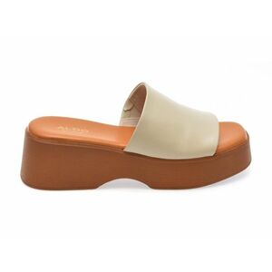 Papuci casual ALDO albi, 13578761, din piele naturala imagine