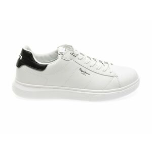 Pantofi casual PEPE JEANS albi, MS30981, din piele naturala imagine