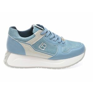 Pantofi sport LAURA BIAGIOTTI albastri, 8412, din piele ecologica imagine