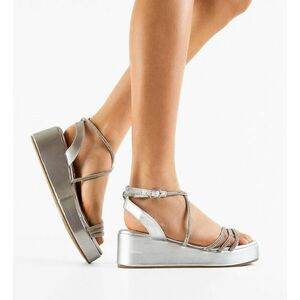 Sandale dama Okel Argintii imagine