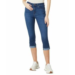Incaltaminte Femei Signature by Levi Strauss Co Gold Label Mid-Rise Capri Jeans Over the Moon imagine