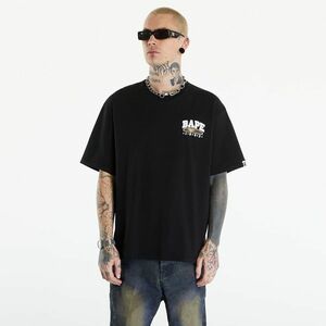 A BATHING APE Hand Draw Bape Relaxed Fit Tee Black imagine