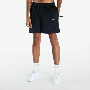 Nike Solo Swoosh Men's Mesh Shorts Black/ White imagine