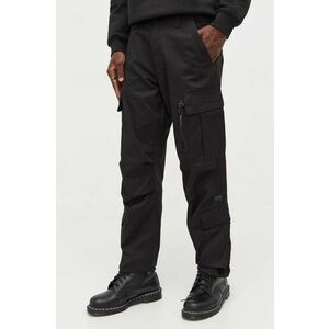G-Star Raw pantaloni de bumbac culoarea negru, drept imagine