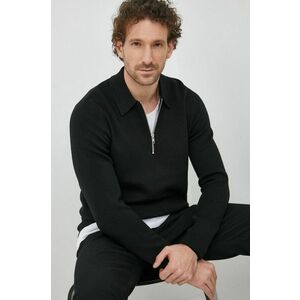 Samsoe Samsoe pulover bărbați, culoarea negru, light imagine