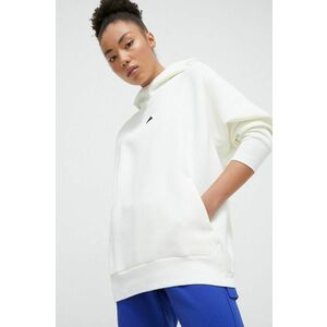 adidas bluză Z.N.E femei, culoarea bej, cu glugă, uni IS3904 imagine