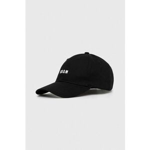 MSGM șapcă de baseball din bumbac culoarea negru, cu imprimeu 3641MDL06.247273 imagine