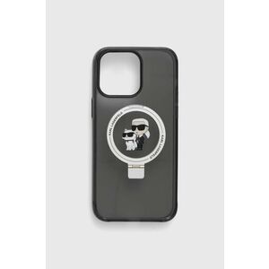Karl Lagerfeld Husă pentru telefon iPhone 14 Pro Max 6.7" culoarea negru imagine