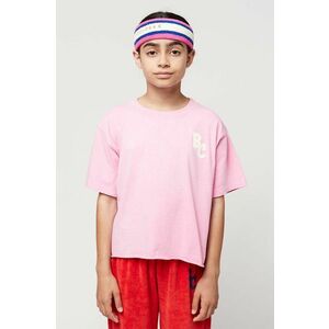 Bobo Choses tricou de bumbac pentru copii culoarea roz imagine