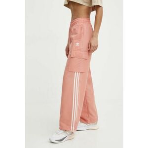 adidas Originals pantaloni de trening culoarea roz, cu imprimeu, IZ0715 imagine