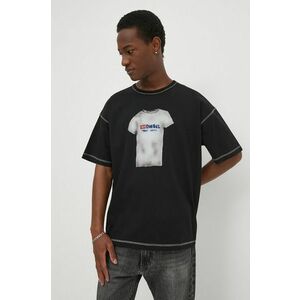 Diesel tricou din bumbac T-BOXT-N12 bărbați, culoarea negru, cu imprimeu, A12914.0AKAK imagine