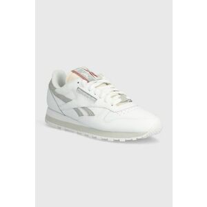 Reebok Classic sneakers din piele Classic Leather culoarea alb, 100074346 imagine
