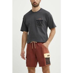 Columbia pantaloni scurti Painted Peak barbati, culoarea maro, 2074501 imagine