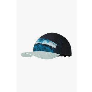 Buff șapcă culoarea bleumarin, cu model, 133550 imagine