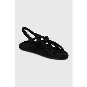 Bohonomad sandale Bodrum barbati, culoarea negru, BOD.0020.MRS imagine
