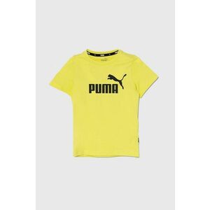 Puma tricou de bumbac pentru copii culoarea verde, cu imprimeu imagine