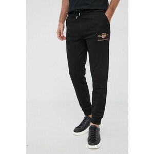 Gant Pantaloni bărbați, culoarea negru, material neted imagine