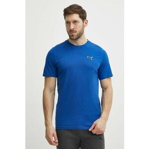 Puma tricou din bumbac BETTER ESSENTIALS bărbați, culoarea bleumarin, uni, 675977 imagine