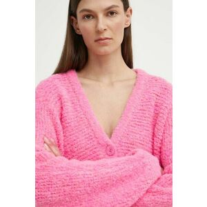 American Vintage cardigan din lana GILET ML culoarea roz, călduros, ZOL19AE24 imagine