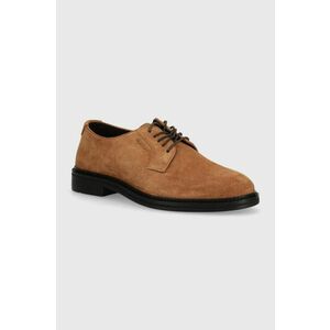 Gant pantofi de piele intoarsa Bidford barbati, culoarea maro, 28633462.G45 imagine