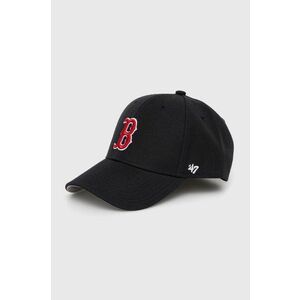 47brand șapcă de baseball pentru copii MLB Boston Red Sox culoarea albastru marin, cu imprimeu, BMVP02WBV imagine