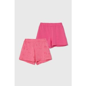 zippy pantaloni scurti bebe 2-pack culoarea roz, modelator imagine