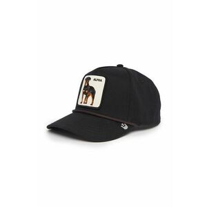 Goorin Bros șapcă de baseball din bumbac Alpha Dog culoarea negru, cu imprimeu, 101-1133 imagine