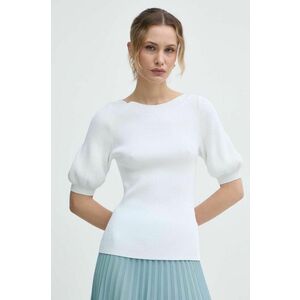 Luisa Spagnoli tricou femei, culoarea alb imagine