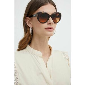 Tom Ford ochelari de soare femei, culoarea maro, FT1084_5252F imagine